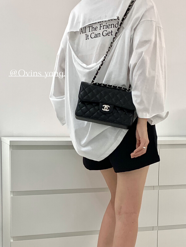 [ovinsyang] back letter short sleeve T-shirt 8695\wtt