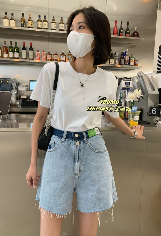 [suxinlan /youmo] label slim fashion denim shorts 13619\lsl