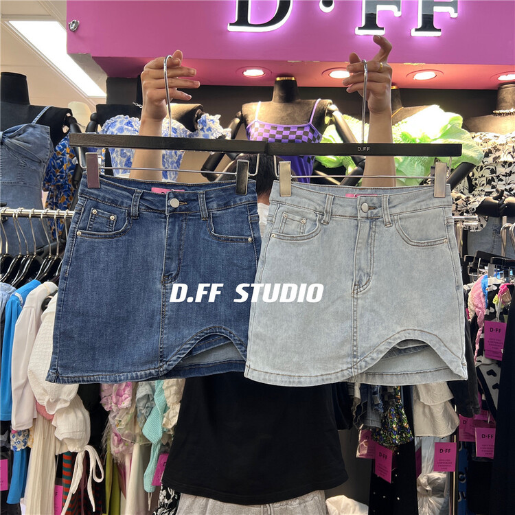 [d.ffstudio] solid color washed versatile skirt pants 1110\wtt