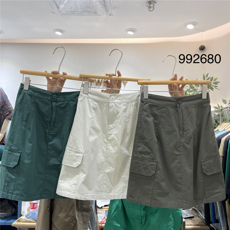 [twenty printed wood] high waist slim simple casual shorts 992680\l
