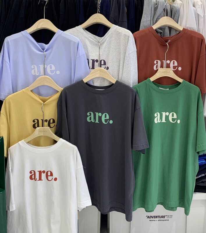 [sanbara] fashion multicolor lettered short sleeve T-shirt 9579\lsw