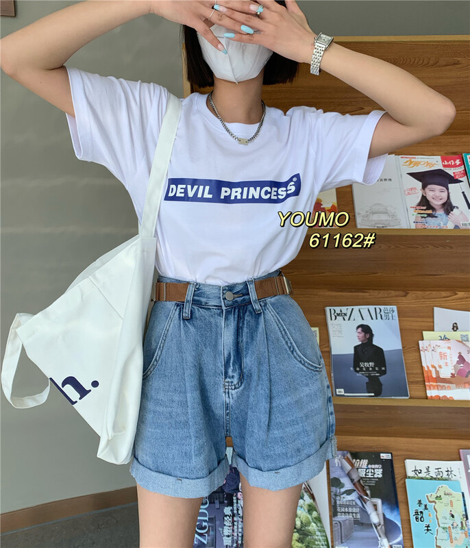 Summer new! [suxinlan] fashionable design, versatile and slim denim shorts 61162\lsl