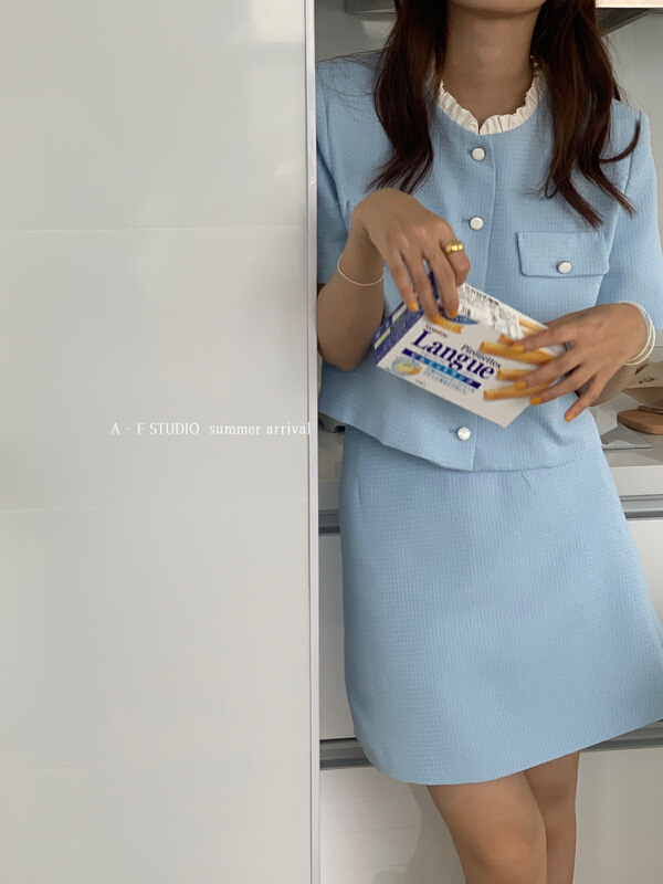 In early summer! [AF] small fragrance versatile A-line skirt (only selling skirt) 6283\xyy