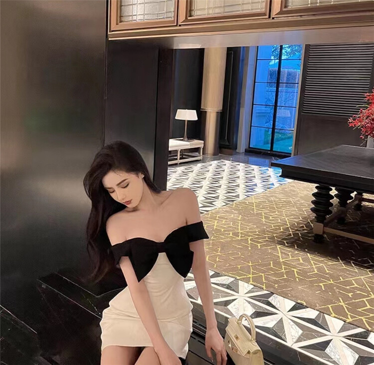 [goblin] little woman one shoulder dress 22235\pcz