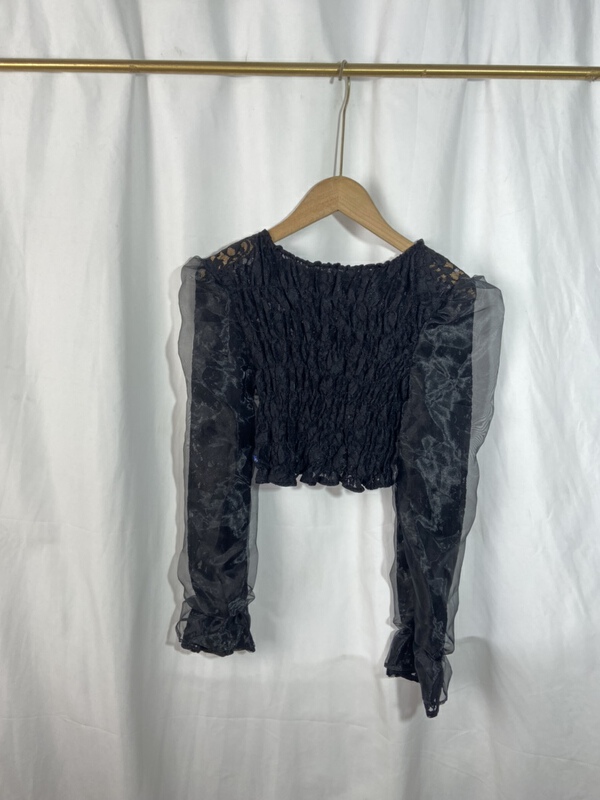 [Yi show shop] Korean style gentle and elegant shirt 1555\cl