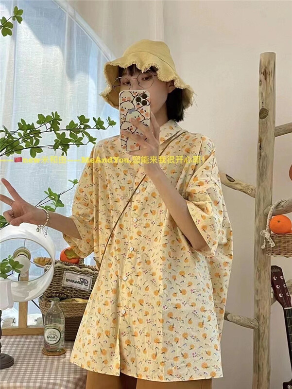 [hua+] floret comfortable versatile shirt ys1-0077\lsw