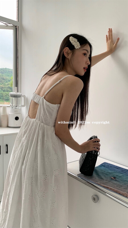 [withmin] Japanese minimalist suspender dress 4188\s