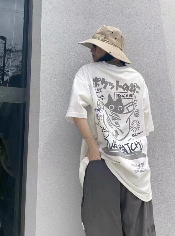[j.2] 2020ins new large board loose short sleeve T-shirt 0861\lsw