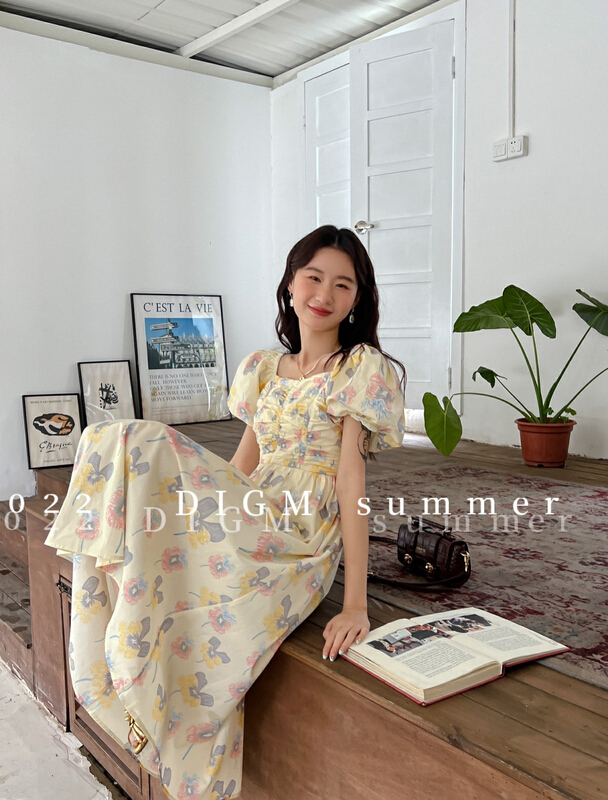 【 digm 】 floral dress 1590-1\jhy