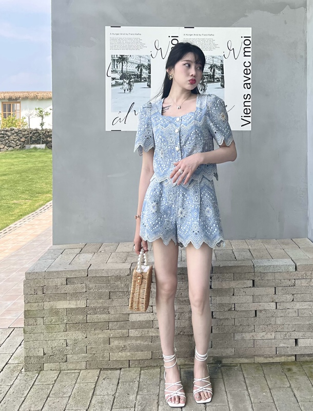 [mi2 (n:aa)] temperament fashion shirt + loose comfortable casual pants set e9320\jj