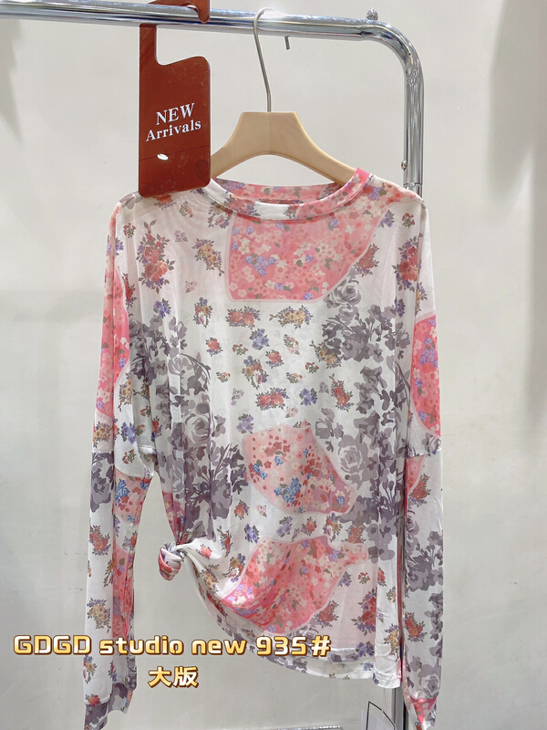 [gdgd] personalized pattern mesh sunscreen shirt 935\wtt
