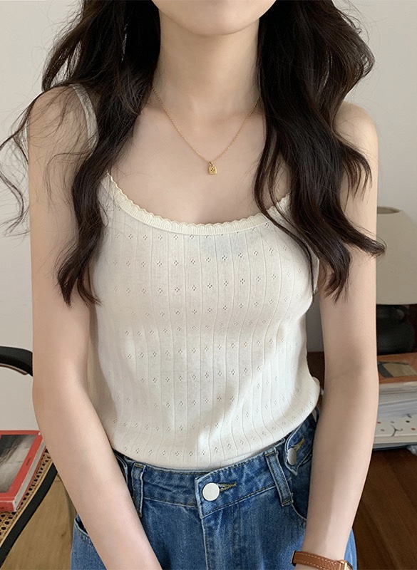[miss sumey millet] simple and comfortable versatile vest / sling 2433-1\hbx