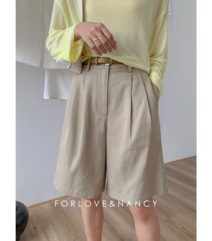 [FN] commuter versatile loose casual shorts (with belt) nb2saa356\cqw