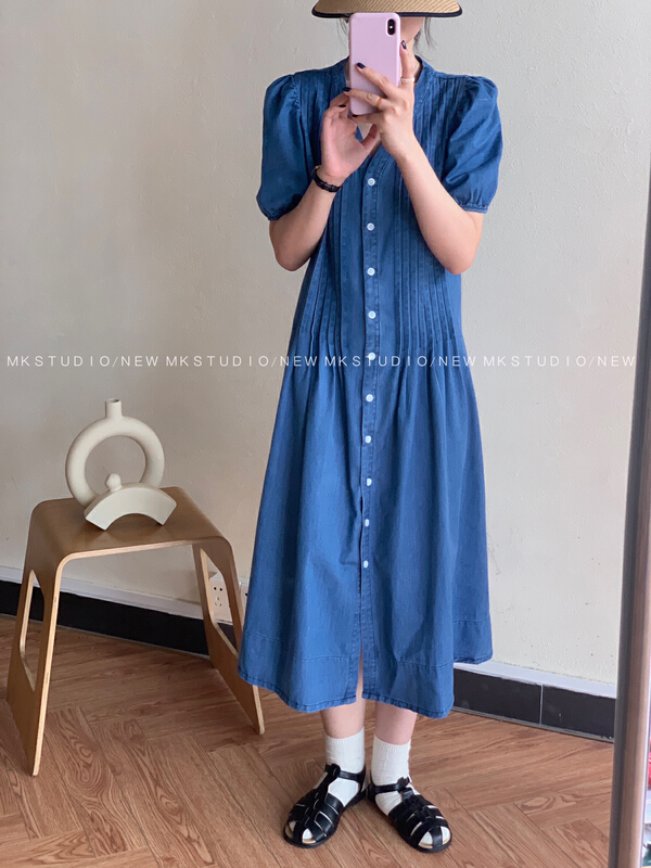 [chen/mk] Korean slim loose dress 3289\hjy