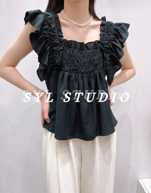 [SYL] sleeveless slim comfortable vest / suspender (vest only) 5278\l