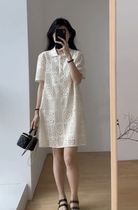 [JH] fresh and simple little lace dress (dress only) 41851\pcz