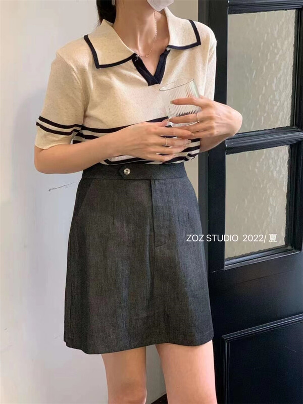 [ZOZ] high waist ladies' skirt 022068\l