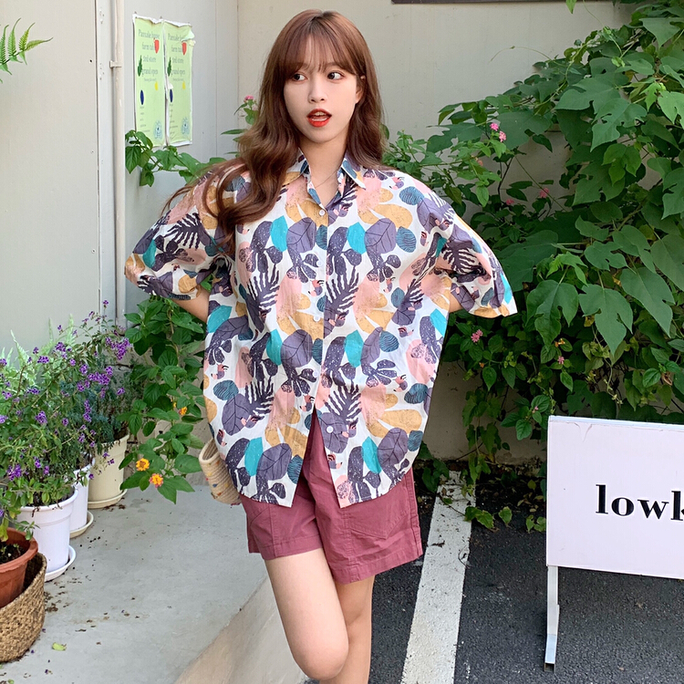 [ycnana] loose single breasted Unisex shirt 98132\lsw