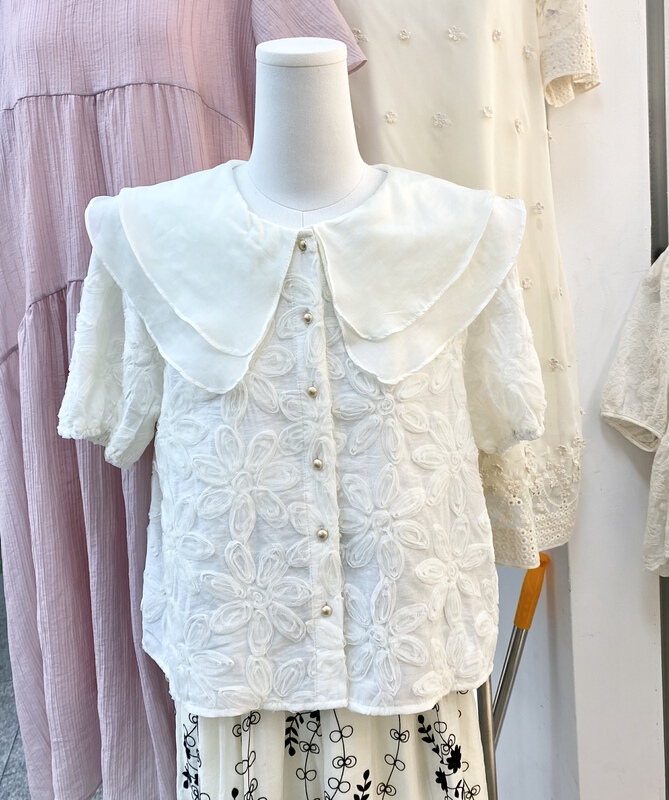 [wanwan] large lapel design fresh shirt 1781\hbx