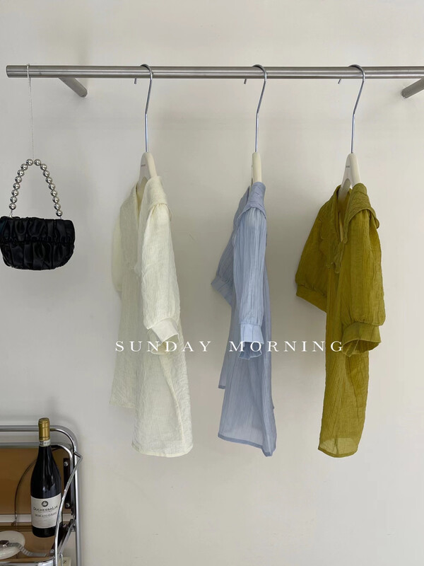 [Sunday morning] Korean simple and comfortable shirt ys1-6722\zjy