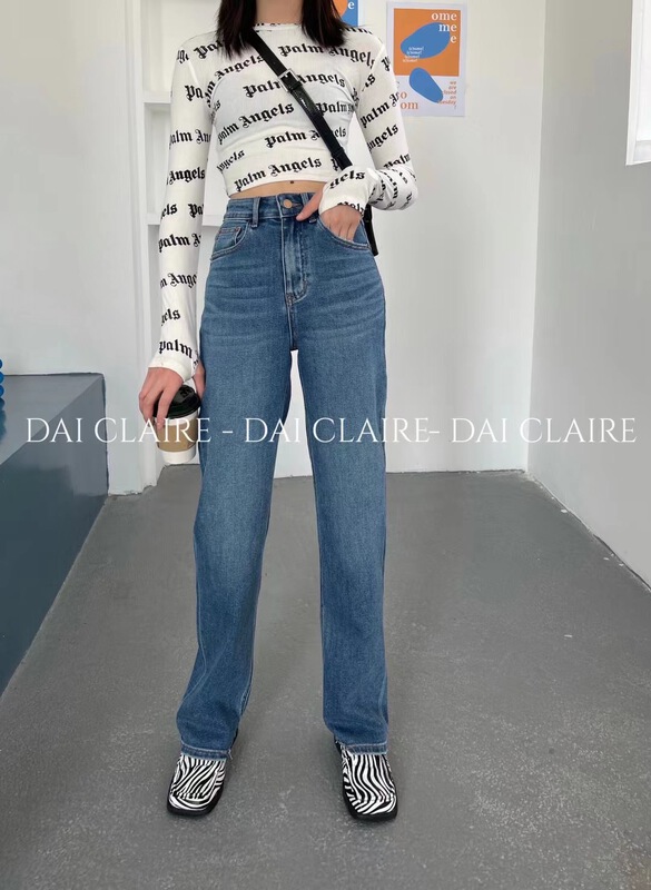 [buyer Yan Xuan Dai Jia'er] Korean loose wide leg jeans 90559\cl