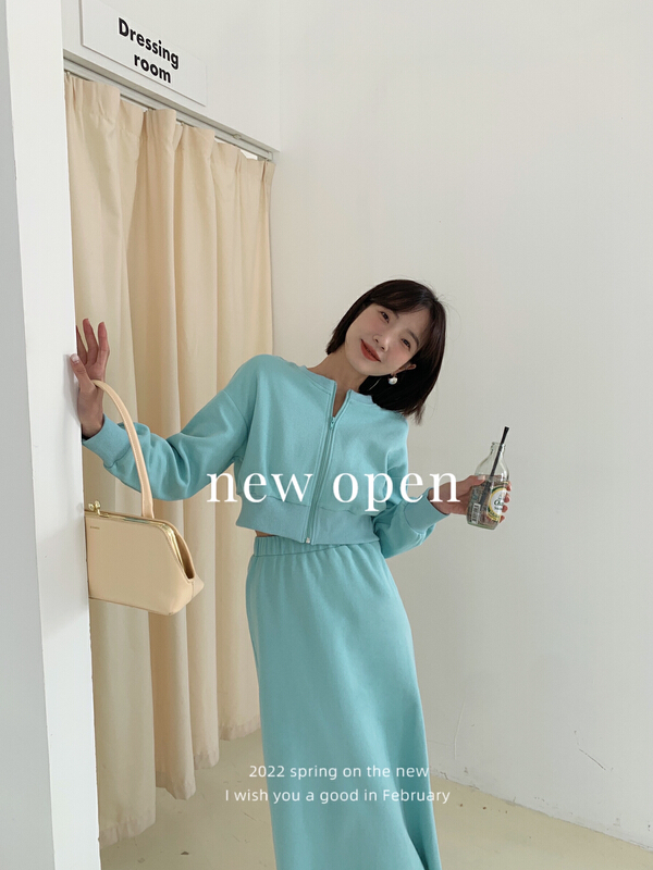 New year in early spring! [new open] New Korean loose casual high waist skirt hq22327\zxl