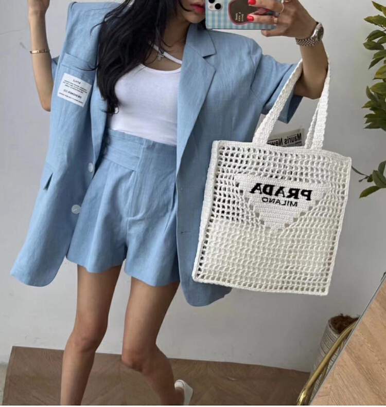 [Yulia] loose and slim suit coat + simple five point shorts suit 2239\lsw