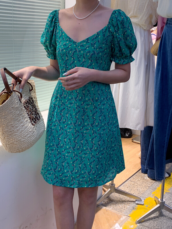 [simida/doroe] Korean floral dress 10737\zxl