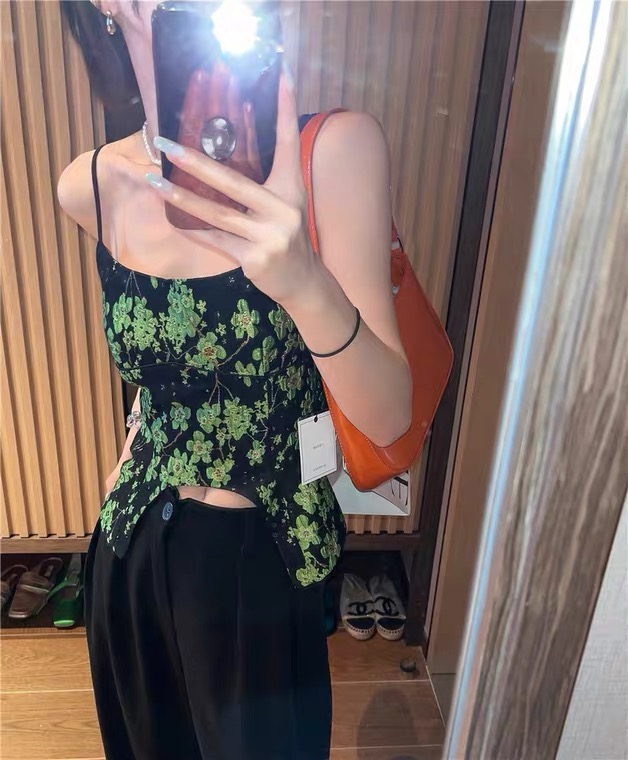 [py] niche Decor irregular hem vest / sling 6302\wtt