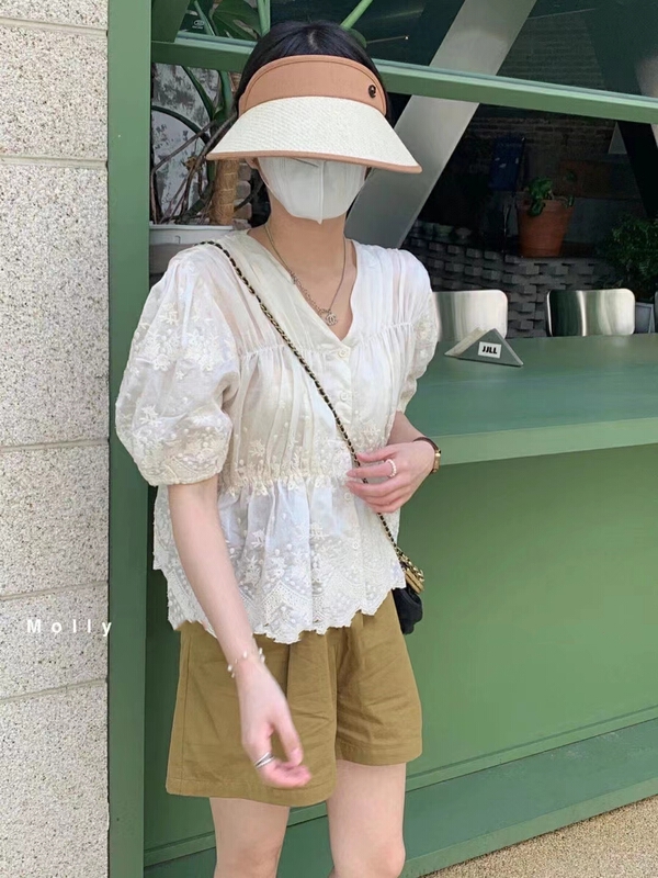 [baby] simple solid color versatile shirt 8670\wtt