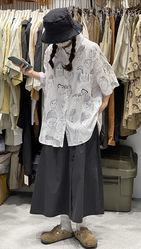 [several cloth see Sichuan] single breasted fashion Korean shirt 822234\l
