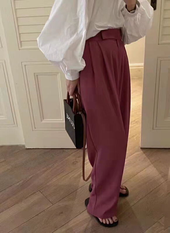 [ISO Korean] straight tube loose and slim pants ys1-3079\hjy