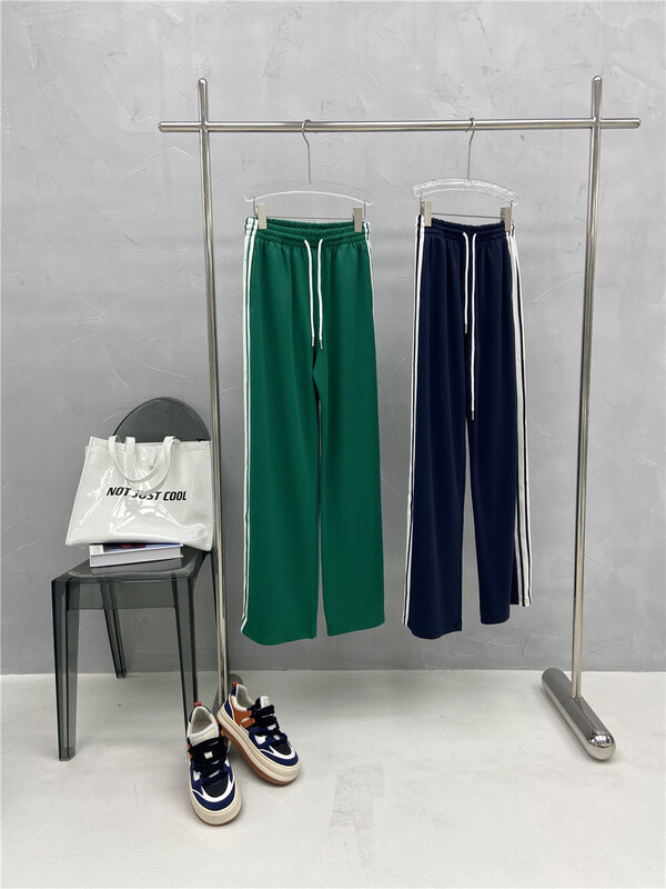 Cxdhh/ new year in early spring! [rainbow] Korean striped wide leg casual pants ys1-xb11-28628\csx