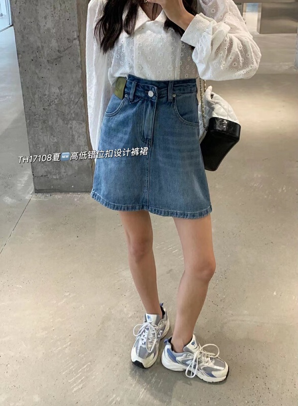 [T.H] Korean label design denim skirt 17108\lsw