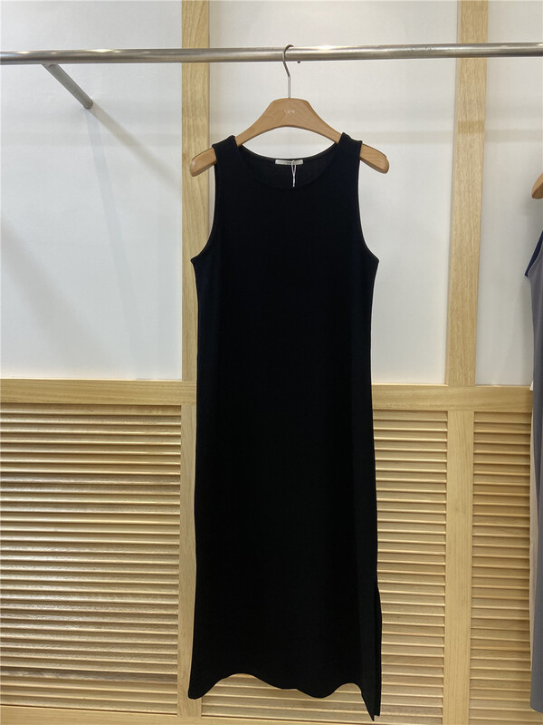 [xhm] minimalist and versatile clear color vest dress 880\zjy