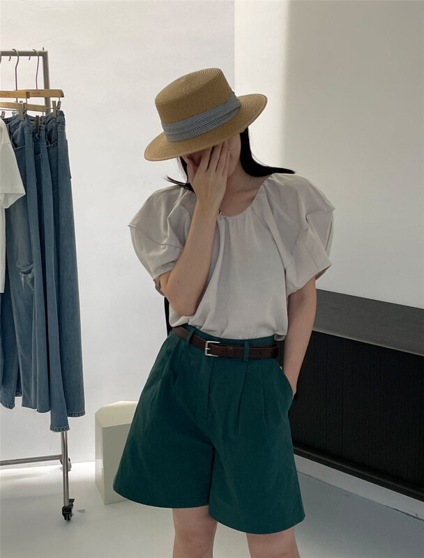 [clean space] simple Japanese style gentle shirt 32088\cls