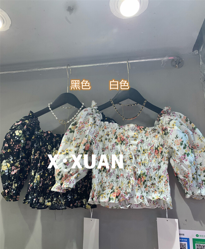 [x.xan] Korean sweet lady floral shirt 7208\pcz