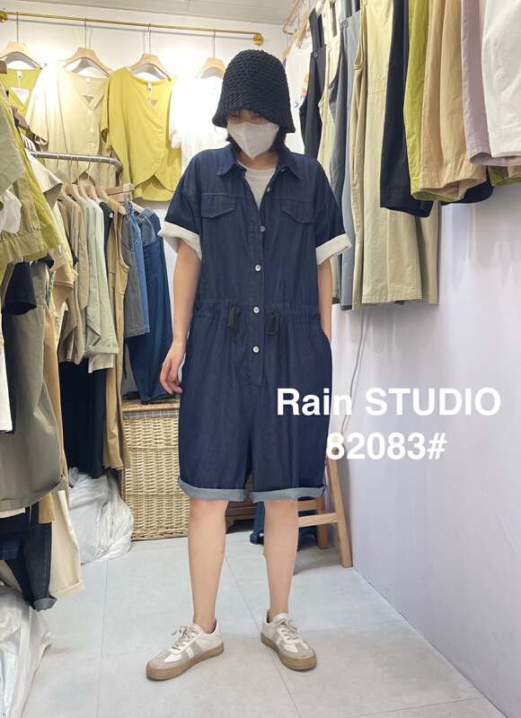[rain] loose, fashionable and versatile Jumpsuit 82083\l