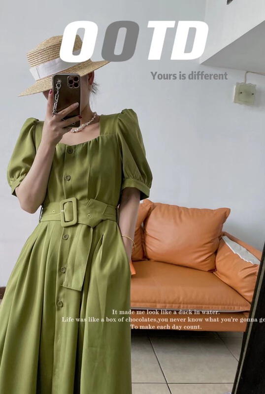 [Sanshun] pleated lady dress 6637\ll