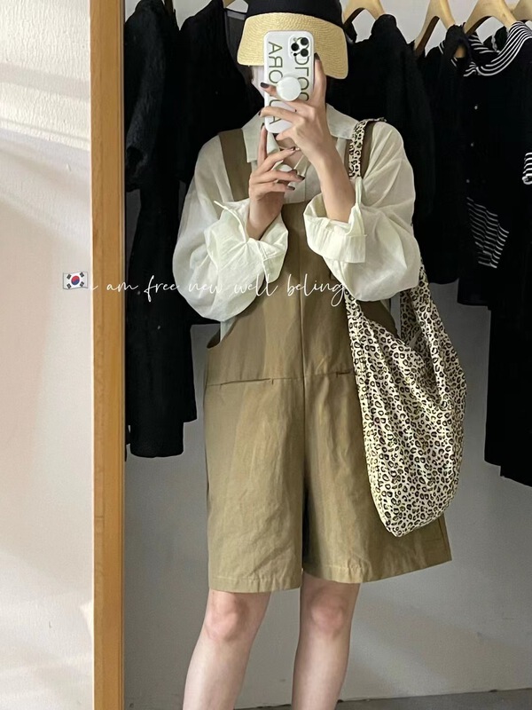 [free studio] Japanese casual loose strap pants (excluding top) 2253\hjy
