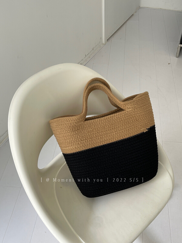 [event with you] art retro fashion woven handbag d9165\lsw