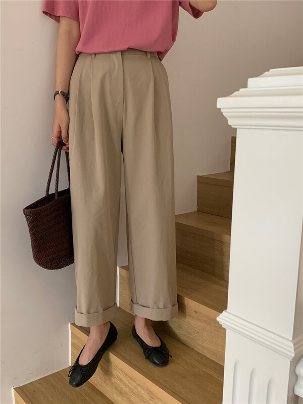 [feeding] Korean version simple and comfortable casual pants ys1-8822-a6\cqw