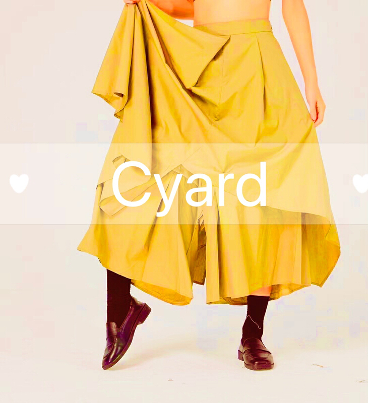 [cyard] stylish wide leg casual pants 90096\l