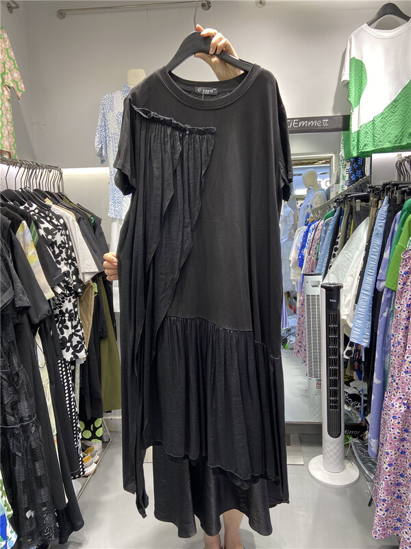 [cyard] high street trend loose short sleeve design dress 81050\l