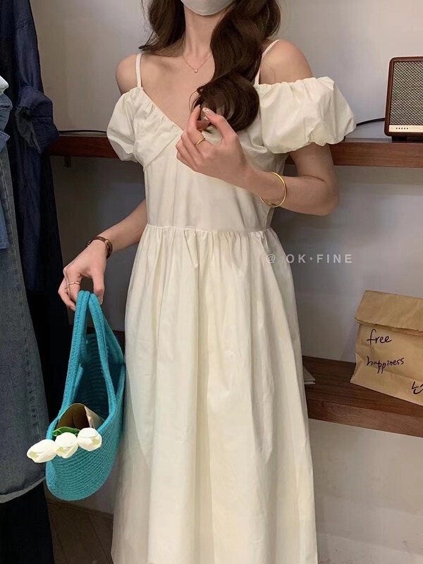 [OK fine] French retro style suspender dress 8012\zjy