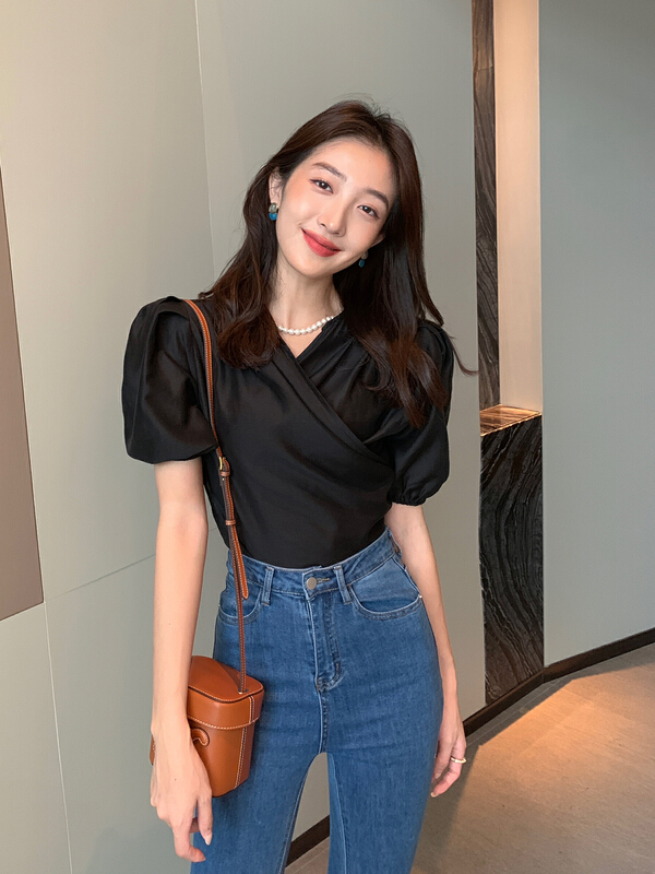 [ZY] Tiansi bandage V-neck soft little shirt with Fairy Spirit 68531