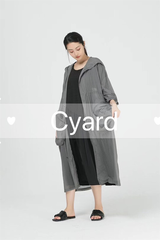 [cyard] hooded single breasted comfortable sunscreen shirt 10353\l