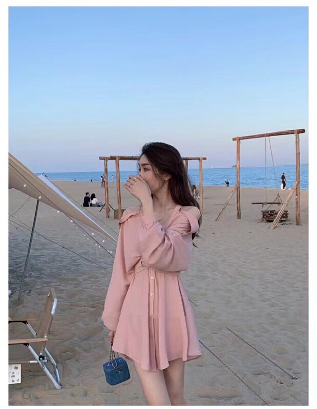 [rm.hh] lazy shirt skirt + loose casual Shorts Set 2176\pcz
