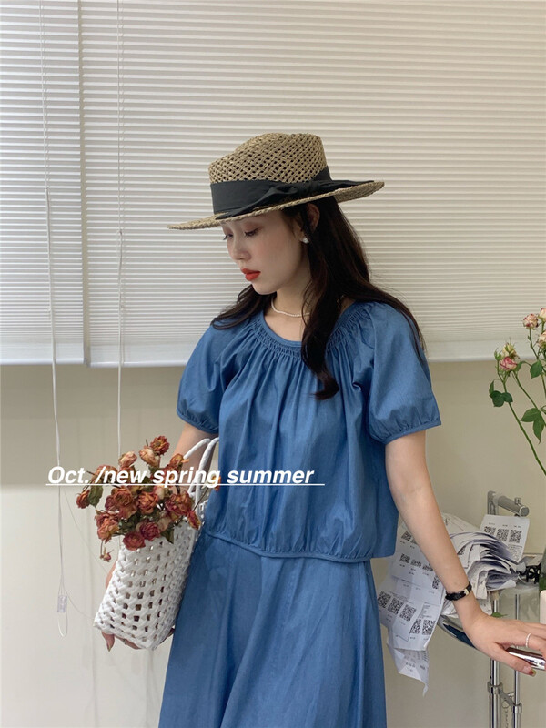 [OCT] Korean bubble sleeve shirt 1612\hjy