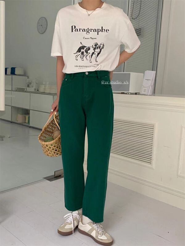 New year in early spring! [Zr] simple and versatile solid jeans 9629\xyy